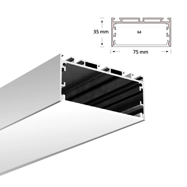 LED Rect Extrusion, 079
