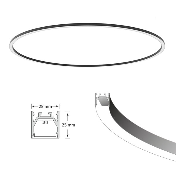 ORBIT Slim Circular Pendant Light, D1800mm